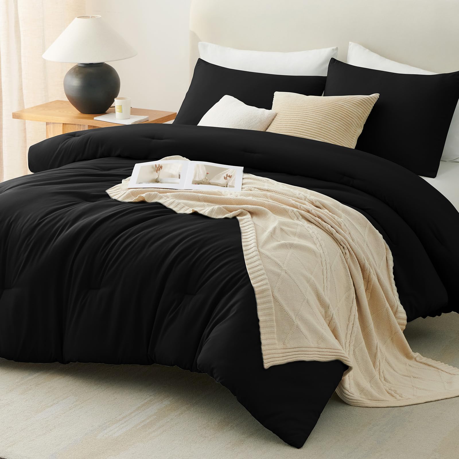 CozyLux breathable soft bedding closeup highlighting comfort