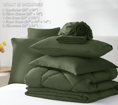 CozyLux comforter featuring durable box stitching