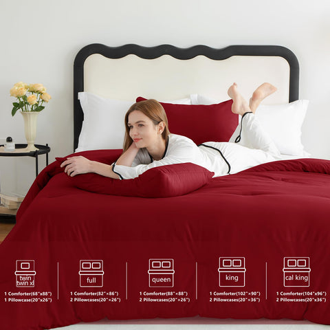 cozylux comforter vacuum-sealed packaging ready to puff