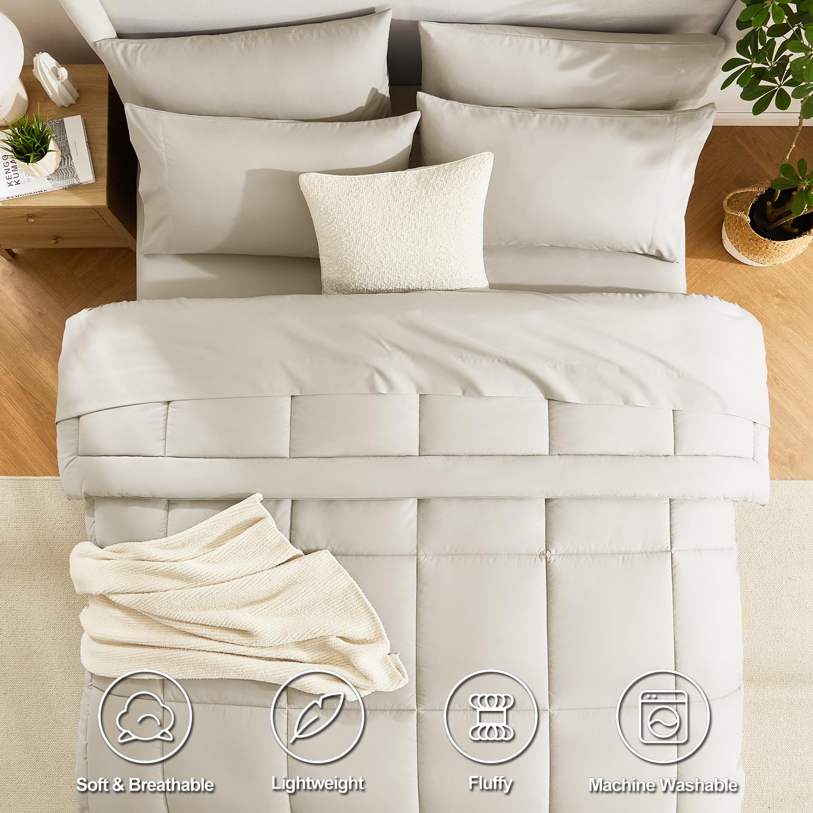 CozyLux quilted stitching detail highlights durability and a refined finish.