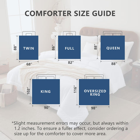 CozyLux white queen bedroom setup shows elegant bedding that pairs with any decor
