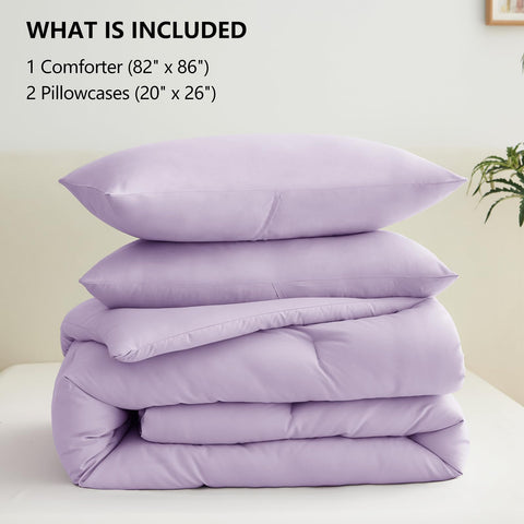 CozyLux corner ties secure the duvet to prevent nighttime slipping.