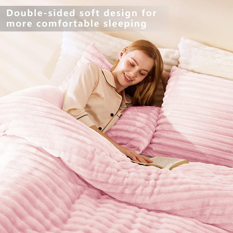 CozyLux down-alternative warmth-fill provides cozy comfort with easy maintenance.