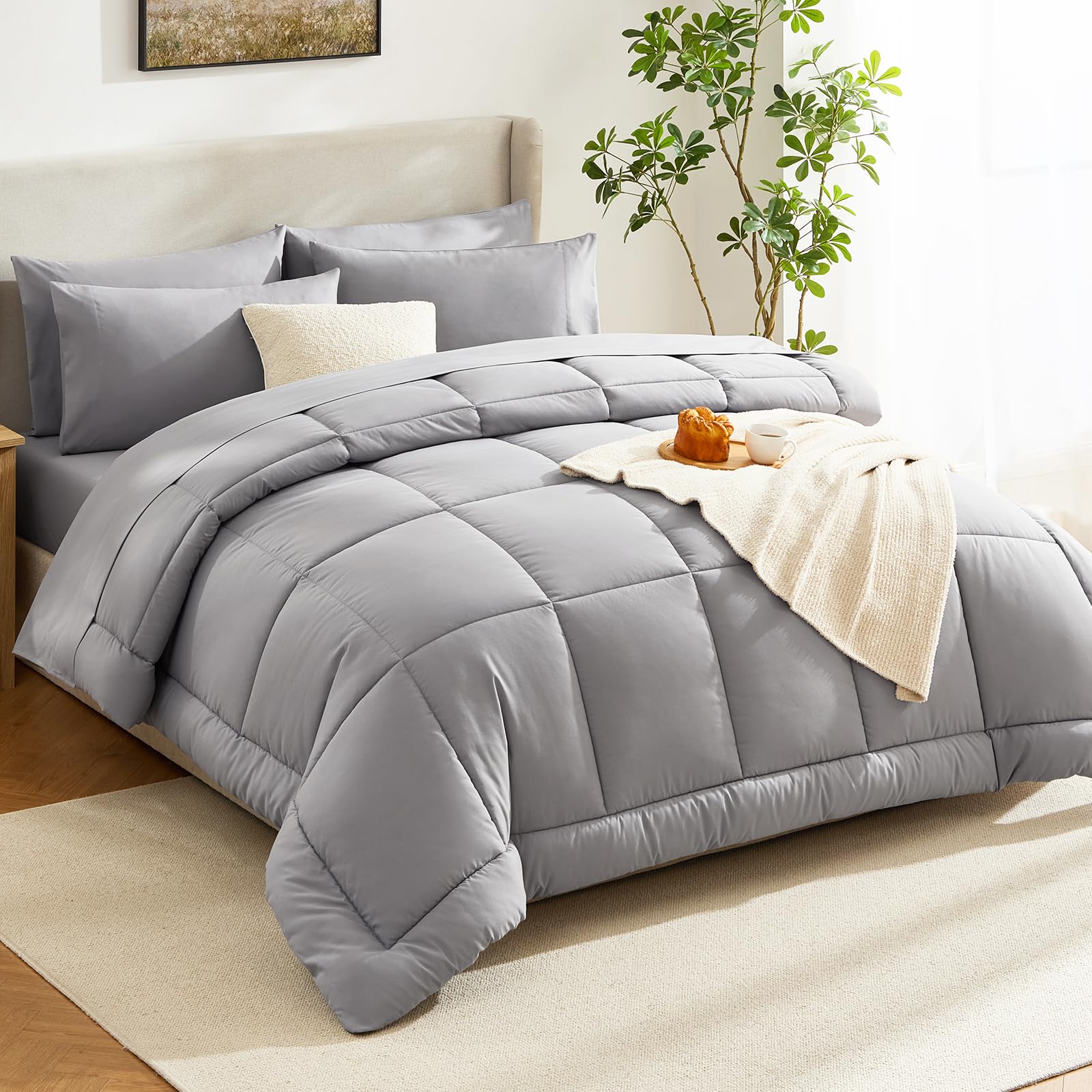CozyLux easy-care bedding—machine washable and simple maintenance.