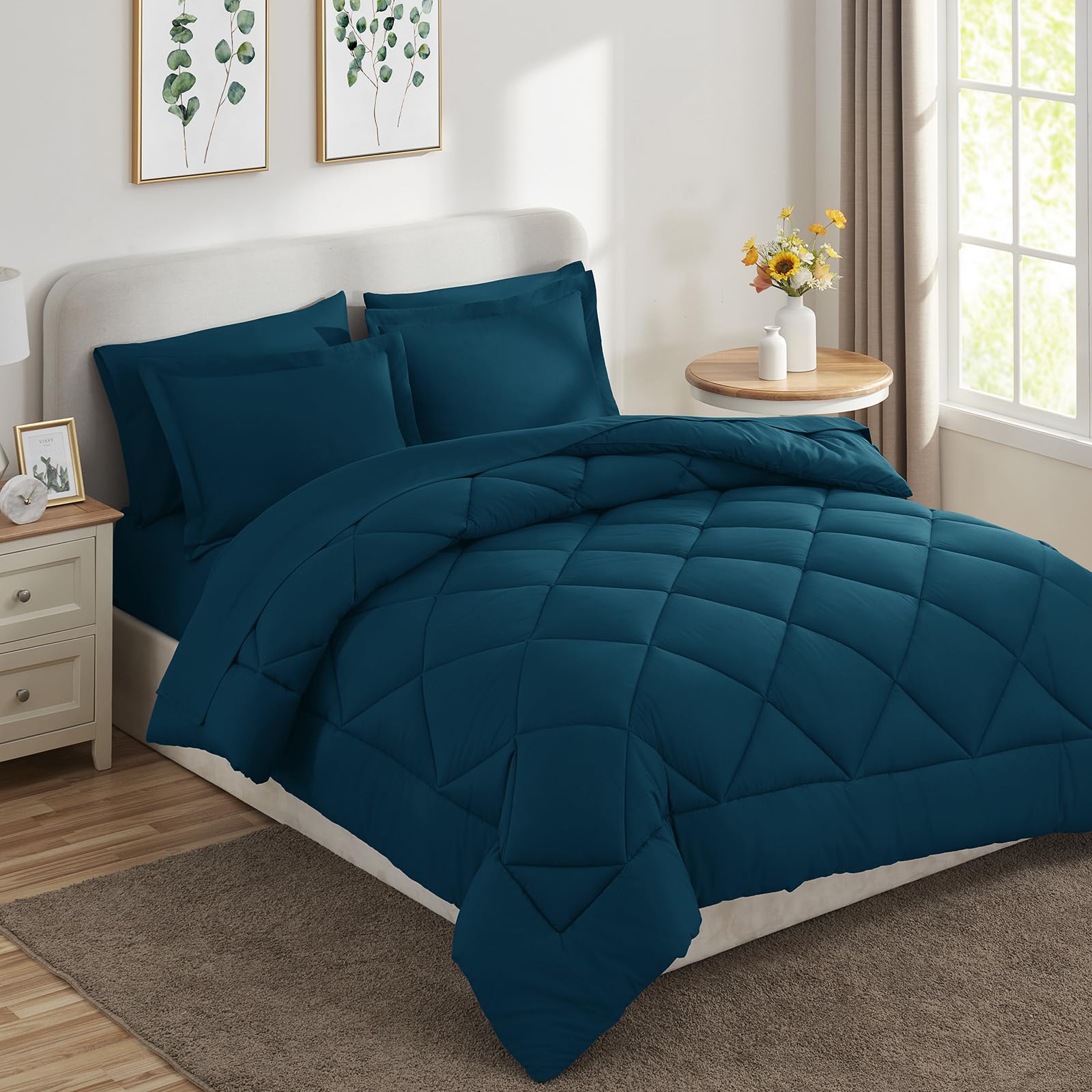 CozyLux care instructions show machine washable ease for year-round upkeep