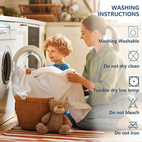 CozyLux easy care machine washable design for simple maintenance