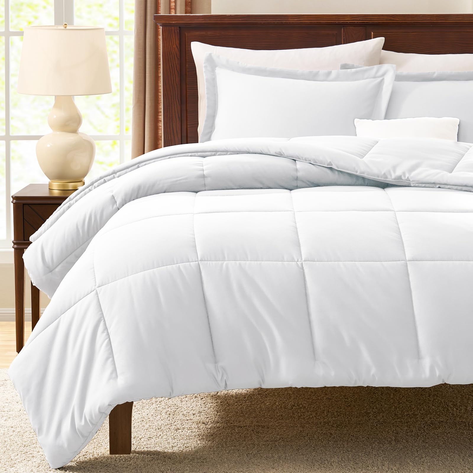 CozyLux bedding is machine washable for easy care and longevity.