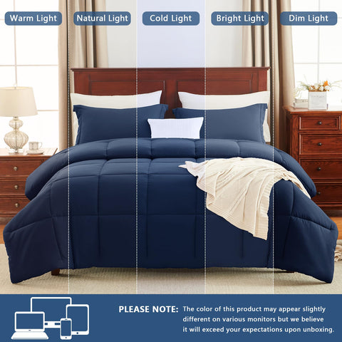 CozyLux easy-care bedding is machine washable for busy homes.