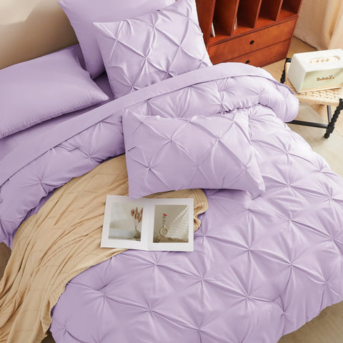 CozyLux fitted sheet with deep-pocket design fits up to 14 inches.