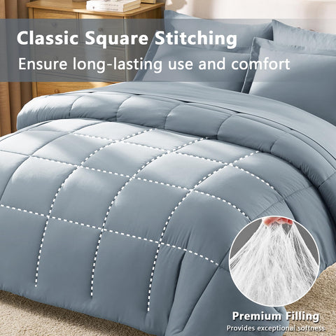 Fitted sheet with a 14-inch pocket for secure mattress fit.