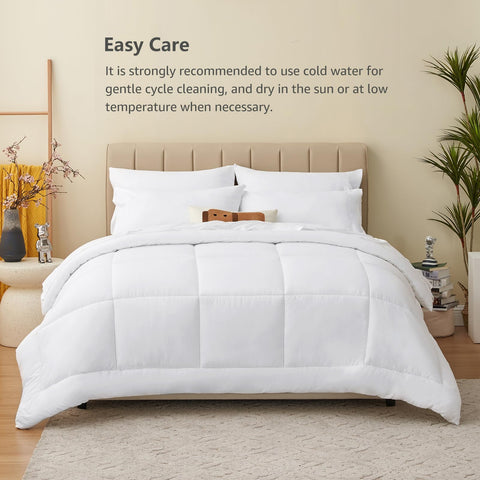 CozyLux flat sheet 90x102 white for smooth, crisp daytime-to-nighttime sheets.