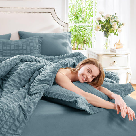 CozyLux flat sheet 90x102 inches for a queen bed