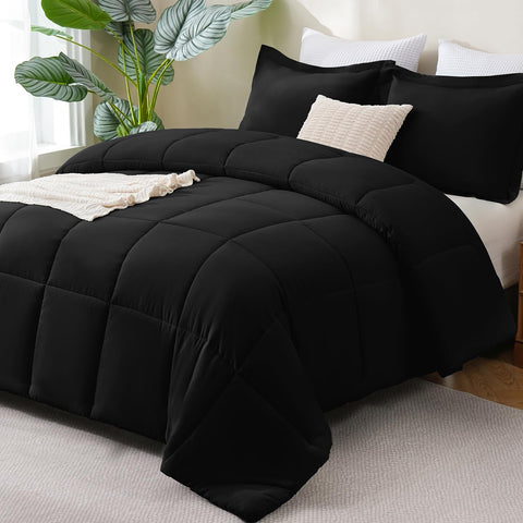CozyLux full-size comforter set with box stitching for stable warmth and tidy appearance.
