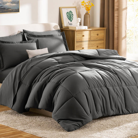 CozyLux 7-piece set provides a complete bed makeover ready to use