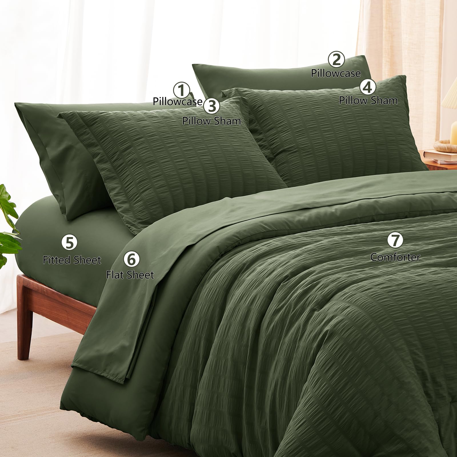 CozyLux microfiber fill delivers lightweight warmth and softness.