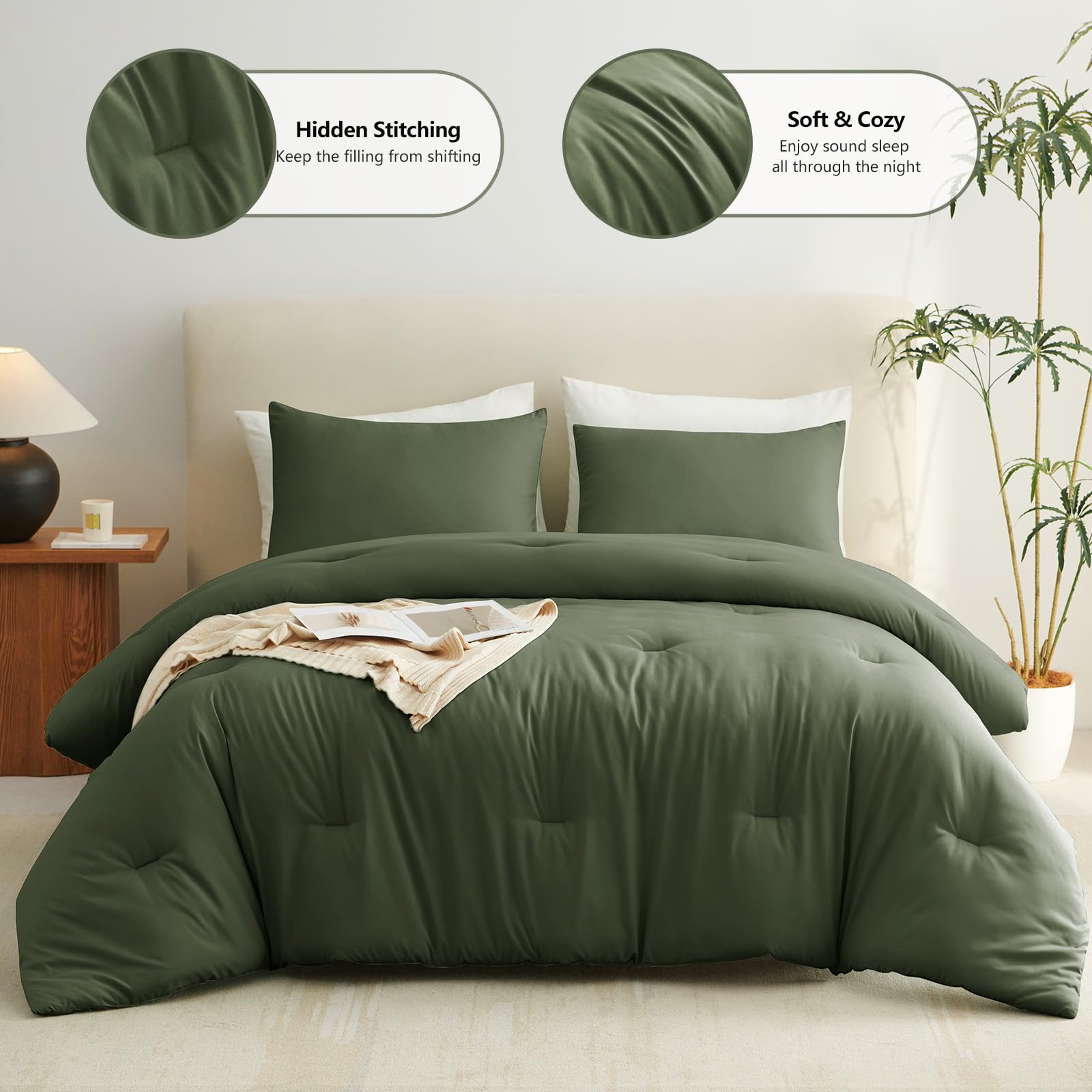 CozyLux OEKO-TEX certified tag signaling safe bedding.