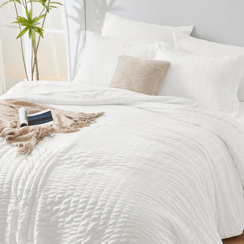 Pillow shams paired with comforter for a cohesive look