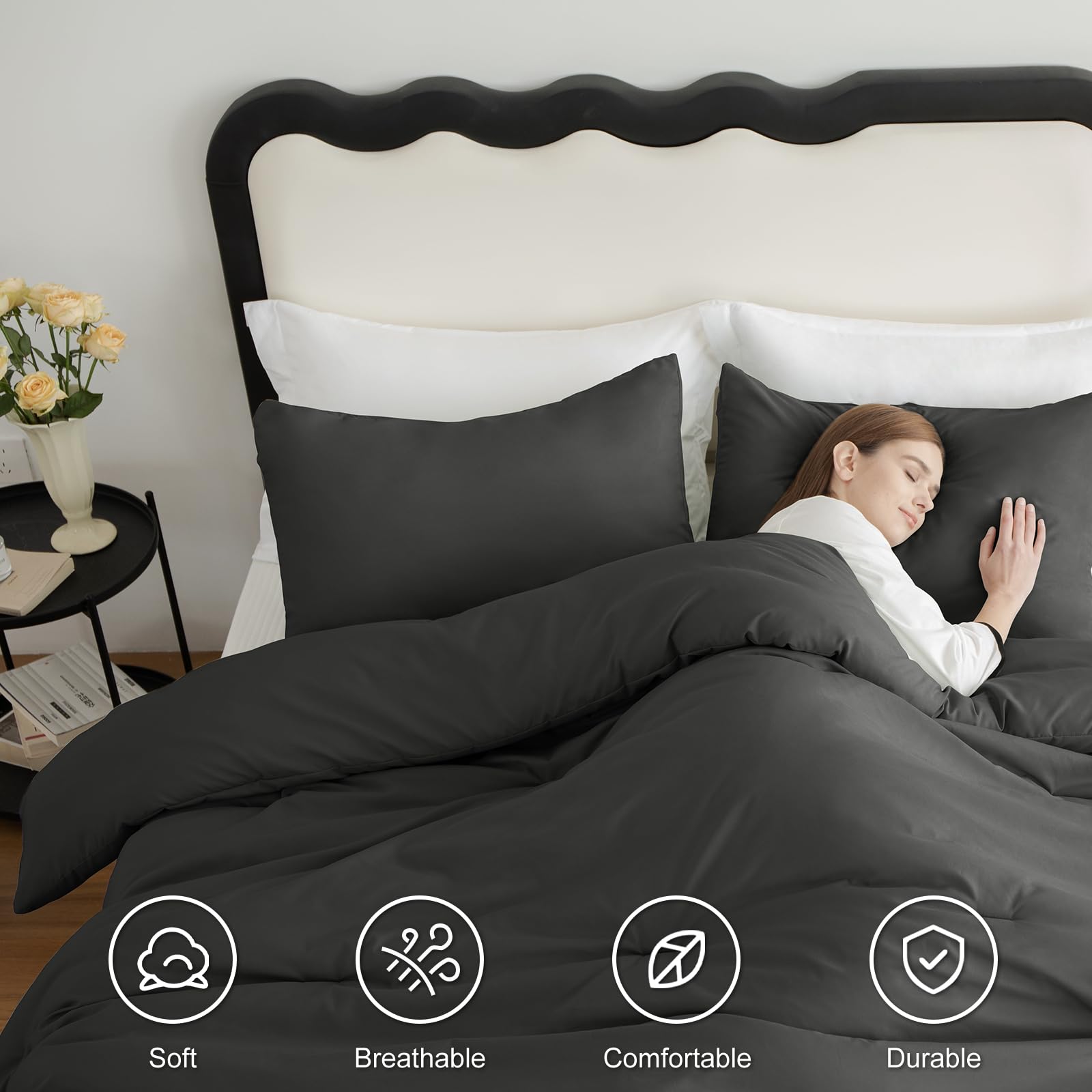 CozyLux packaging vacuum-sealed provides compact storage and quick puffing after unpacking