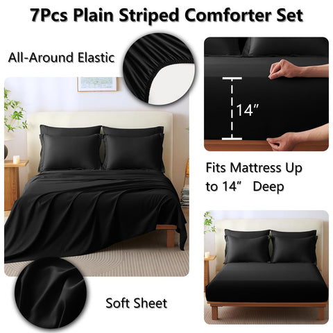 CozyLux pillow shams 20x26 complete a coordinated bed set.