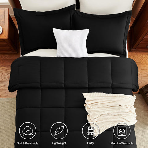 CozyLux pillow shams included for a coordinated look.