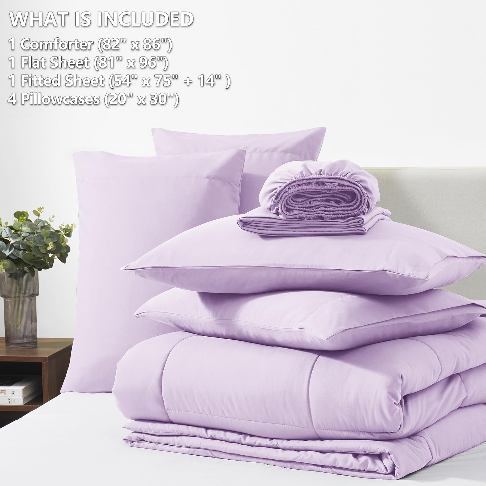 CozyLux pillowcases set 20x30 for tidy bedding