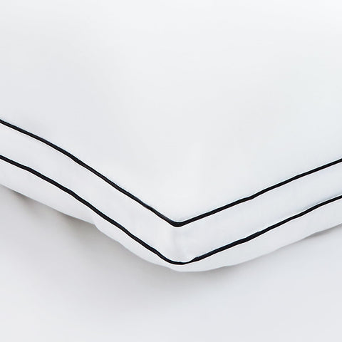 CozyLux Pillows 4-pack double-edge stitch highlights durable, long-lasting construction.