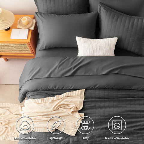 CozyLux bed-in-a-bag seven-piece pack for easy, coordinated bedding.