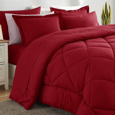 CozyLux flat sheet weave shown with crisp easy-care bedding