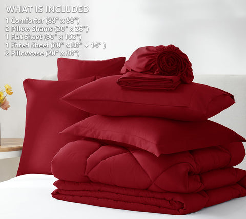 CozyLux comforter interior view hints plush down alternative fill