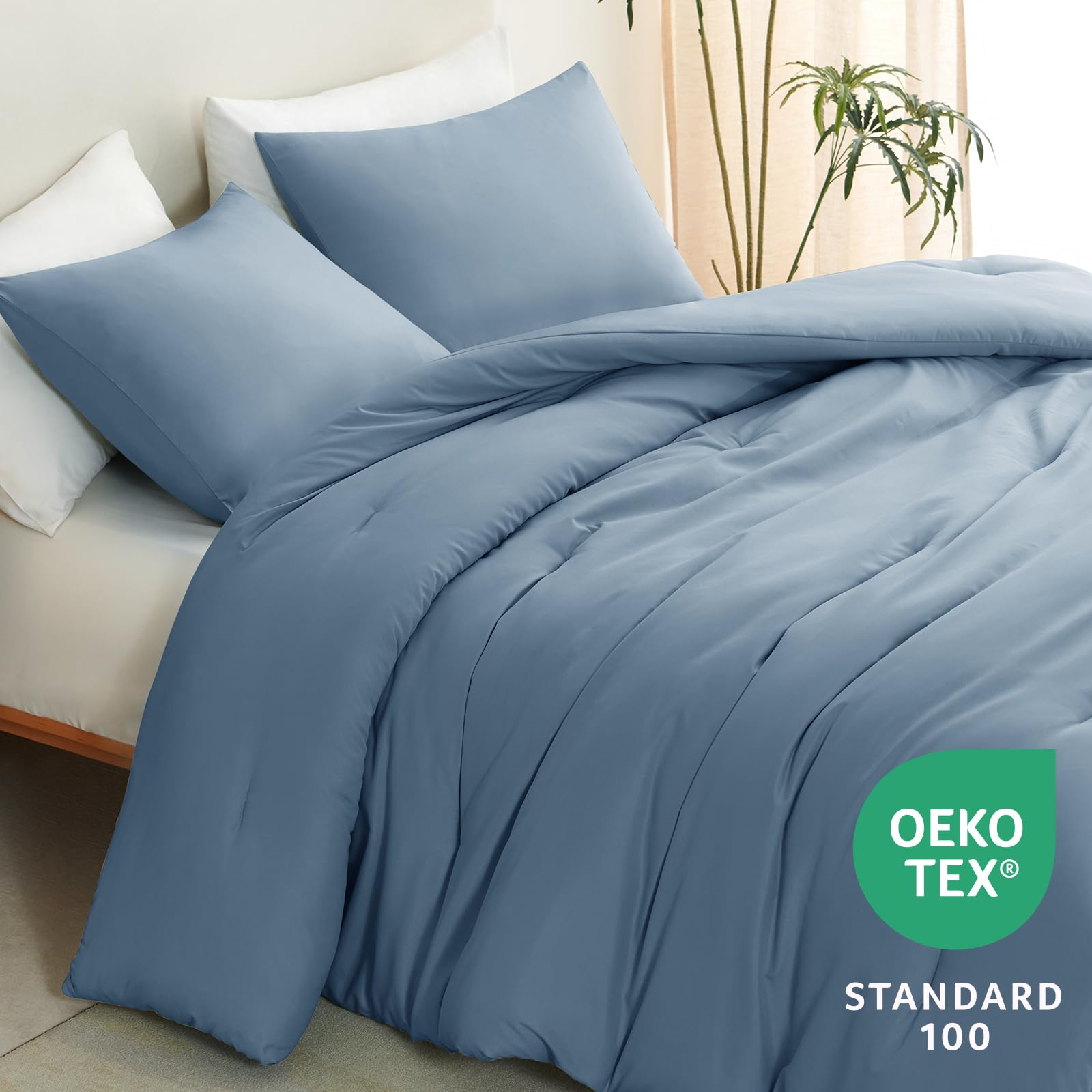 CozyLux four corner ties secure the duvet for a stable, slip-free bed.
