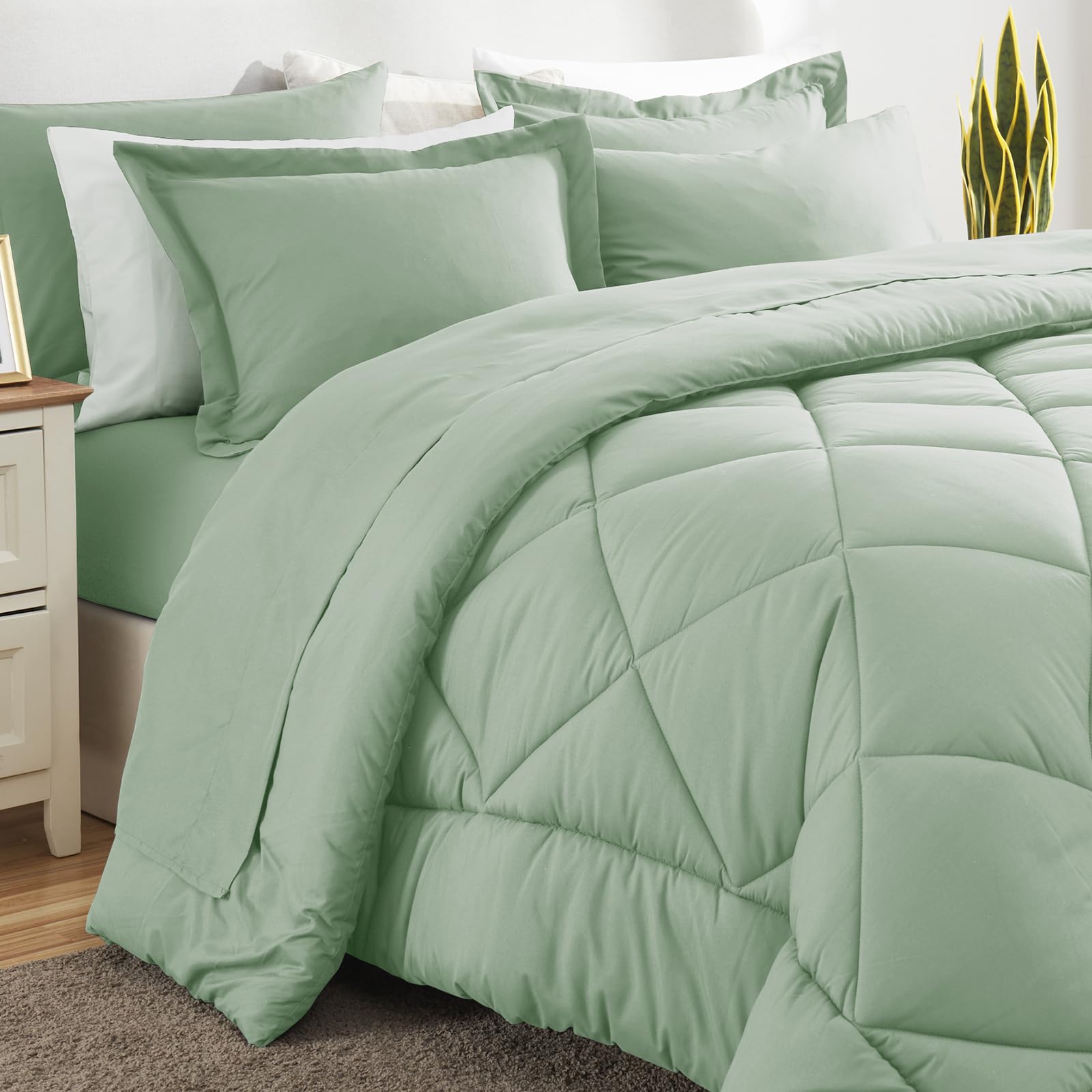 CozyLux pillow shams completing the bed set with plush comfort