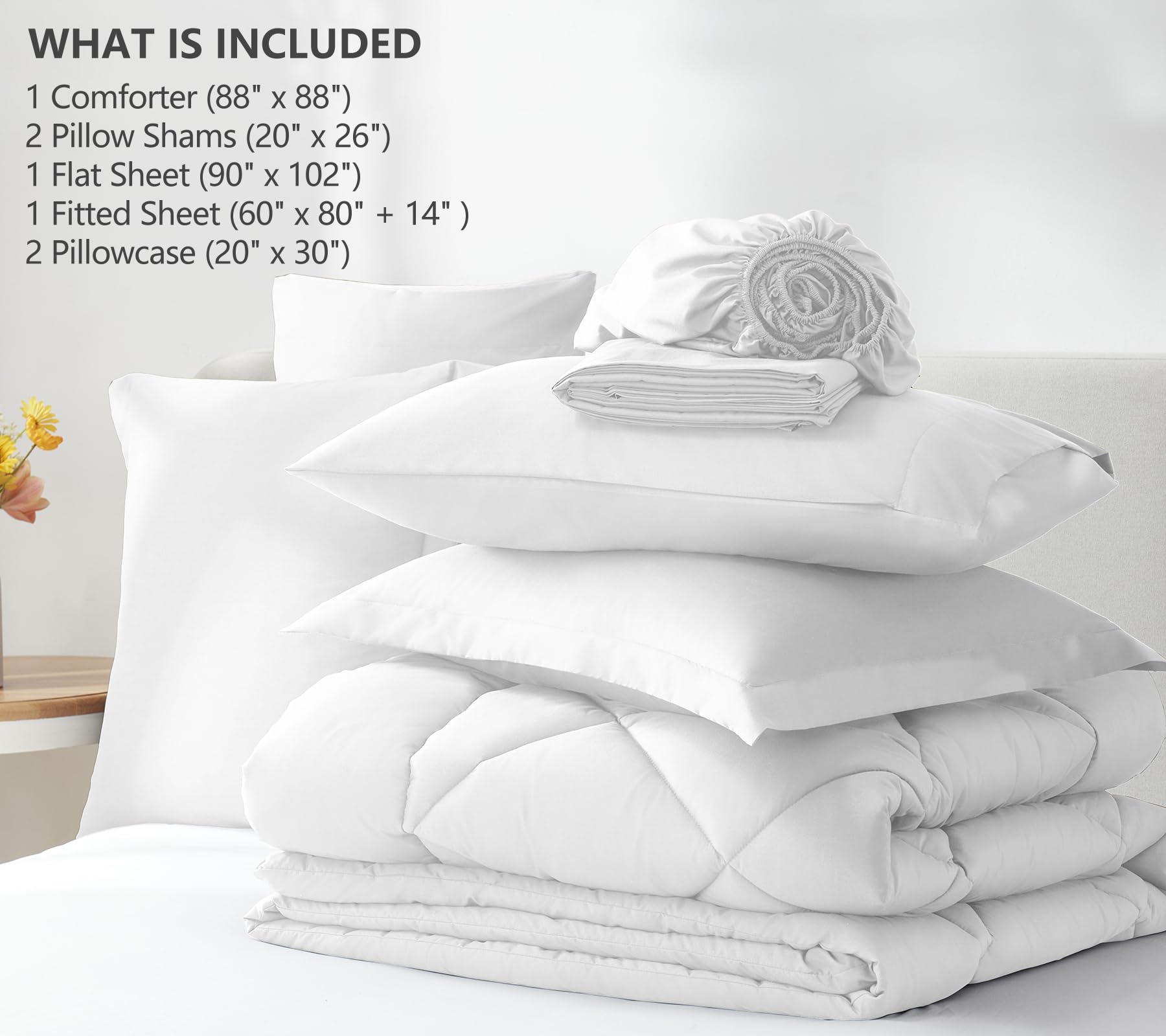 CozyLux pillow shams closeup showing crisp edges and secure fit.