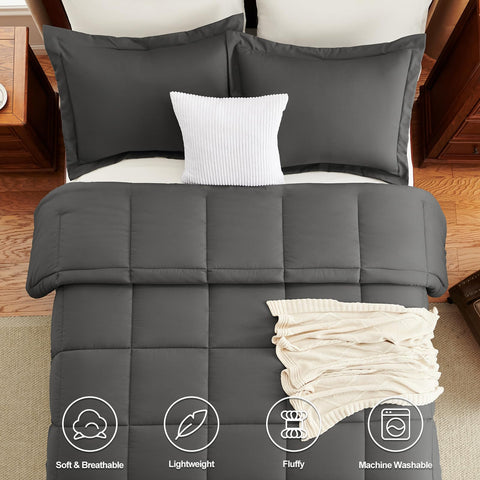 CozyLux packaging shows vacuum-sealed packaging, signaling quick puffing after wash.