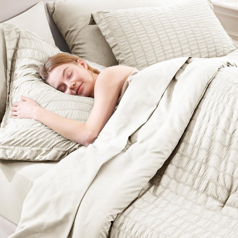 CozyLux pillow shams 20 by 26 inches for a finished look