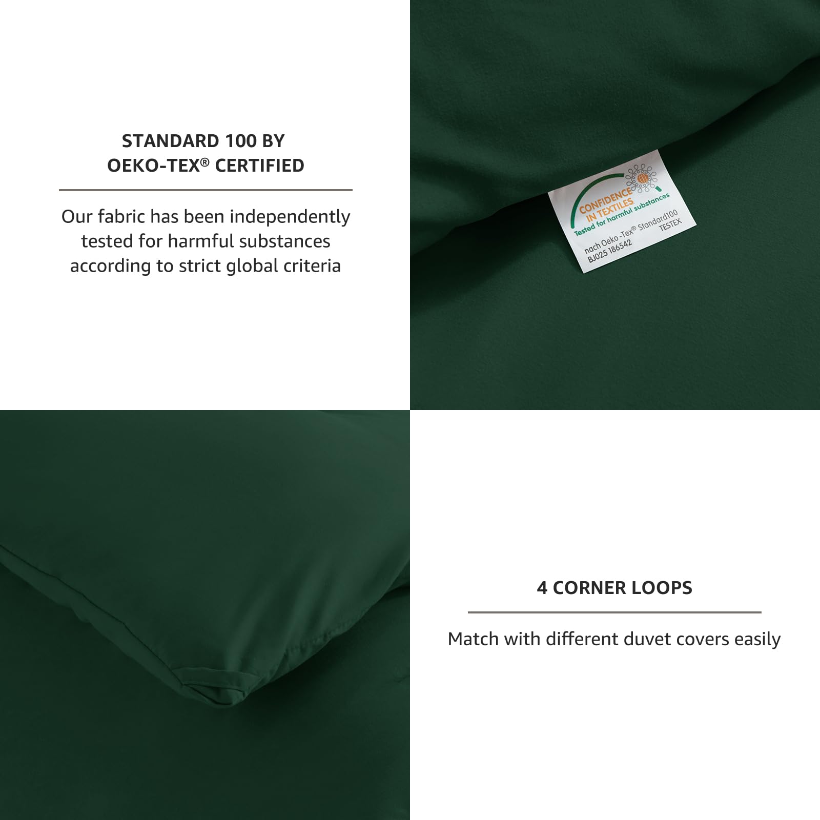 CozyLux queen pillowcases 20x26 fit snugly for hotel-style protection.