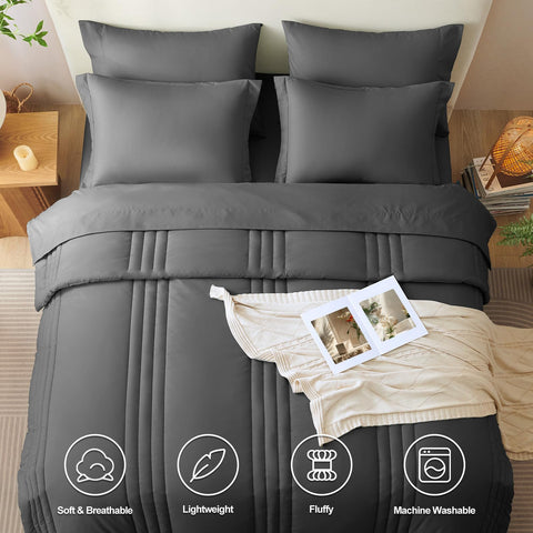 CozyLux queen flat sheet 90x102 offering breathable, smooth bed linen for nightly comfort.