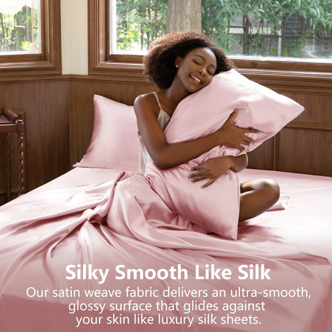 CozyLux fitted sheet on mattress demonstrates secure 14-inch fit.