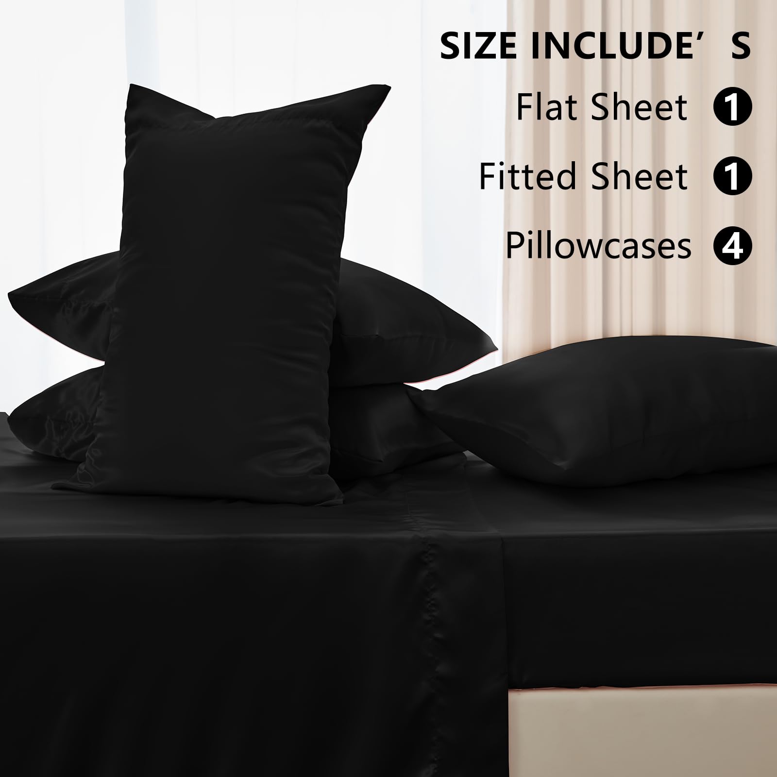 CozyLux satin queen pillowcase 3 offers low-friction contact for skin comfort