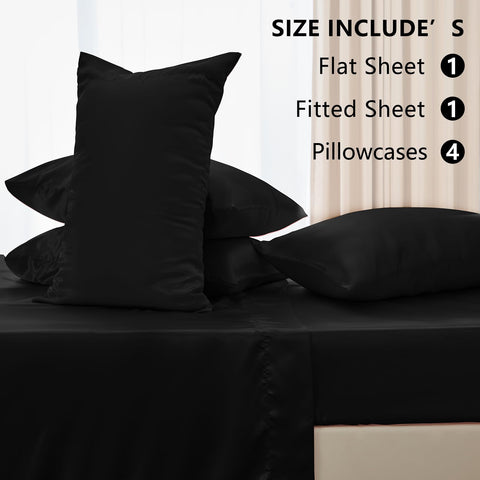CozyLux satin queen pillowcase 3 offers low-friction contact for skin comfort