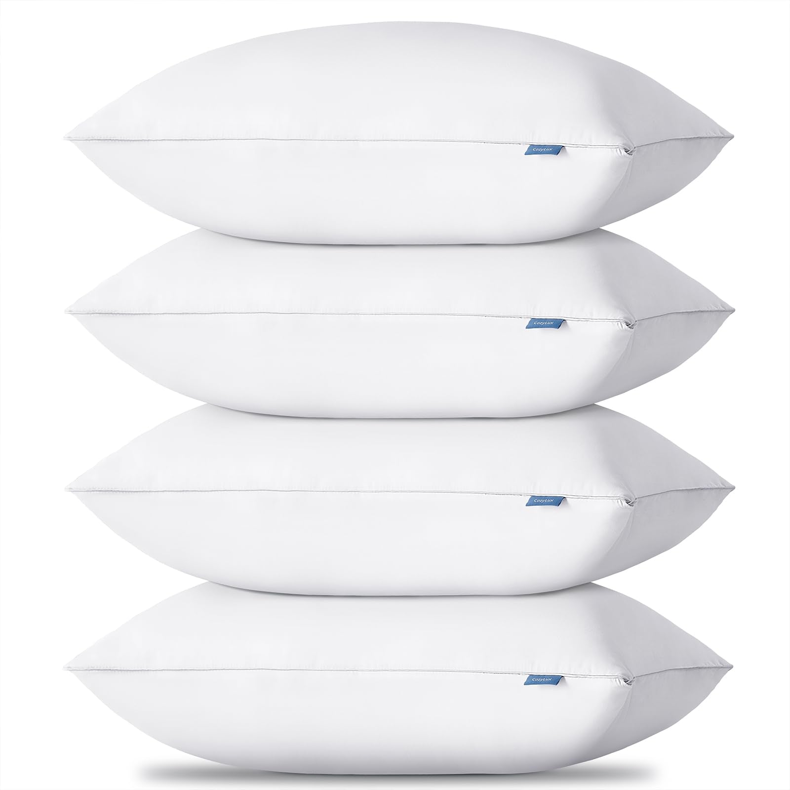CozyLux soft-support pillow ideal for side sleeping with neck alignment