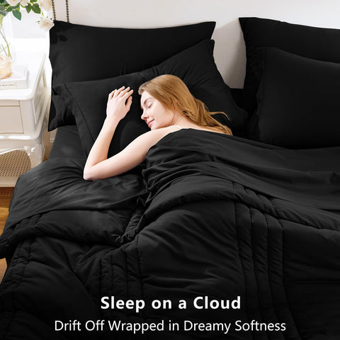 CozyLux striped design option enhances minimal bedroom aesthetics.