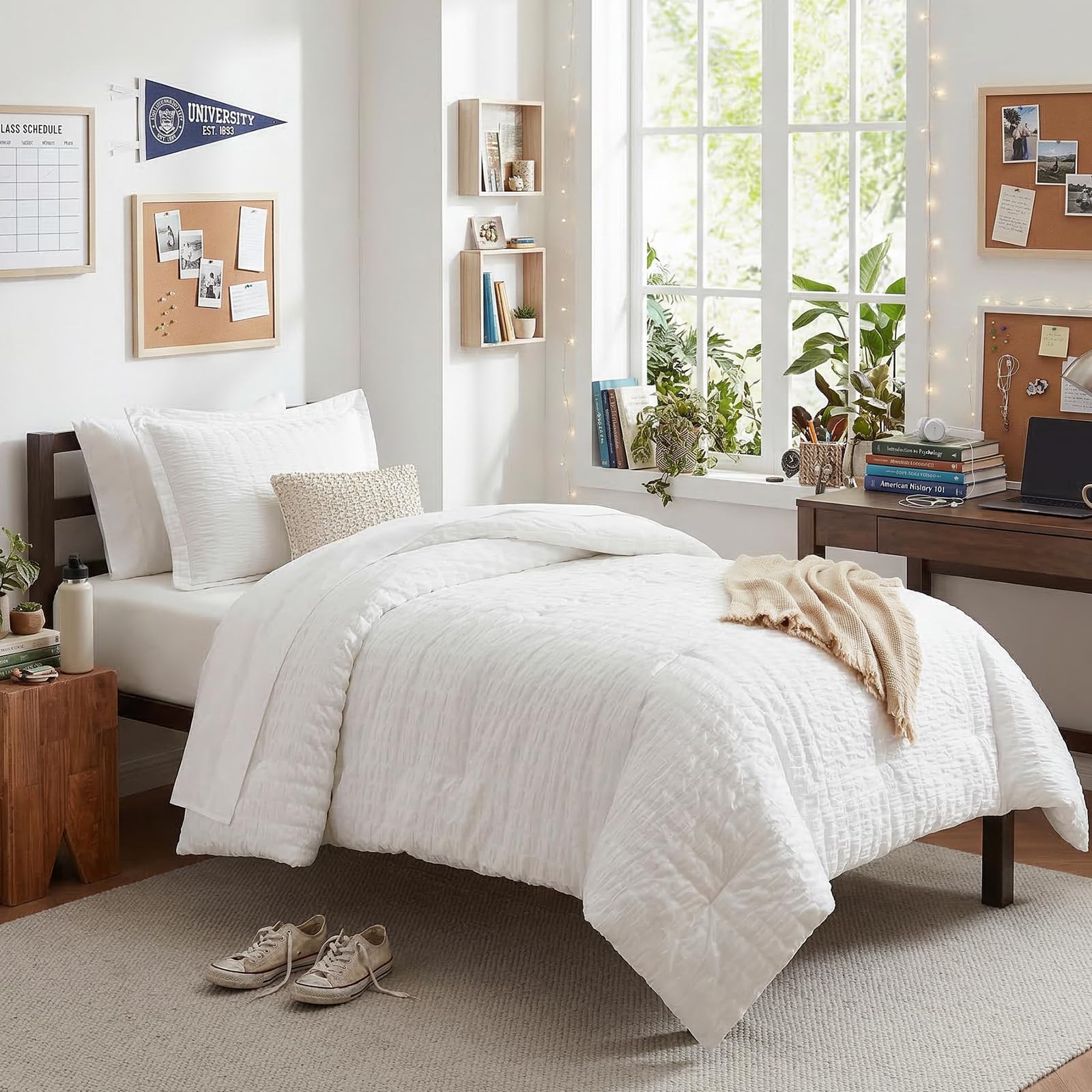 CozyLux twin comforter set bag closeup highlights easy storage and premium texture