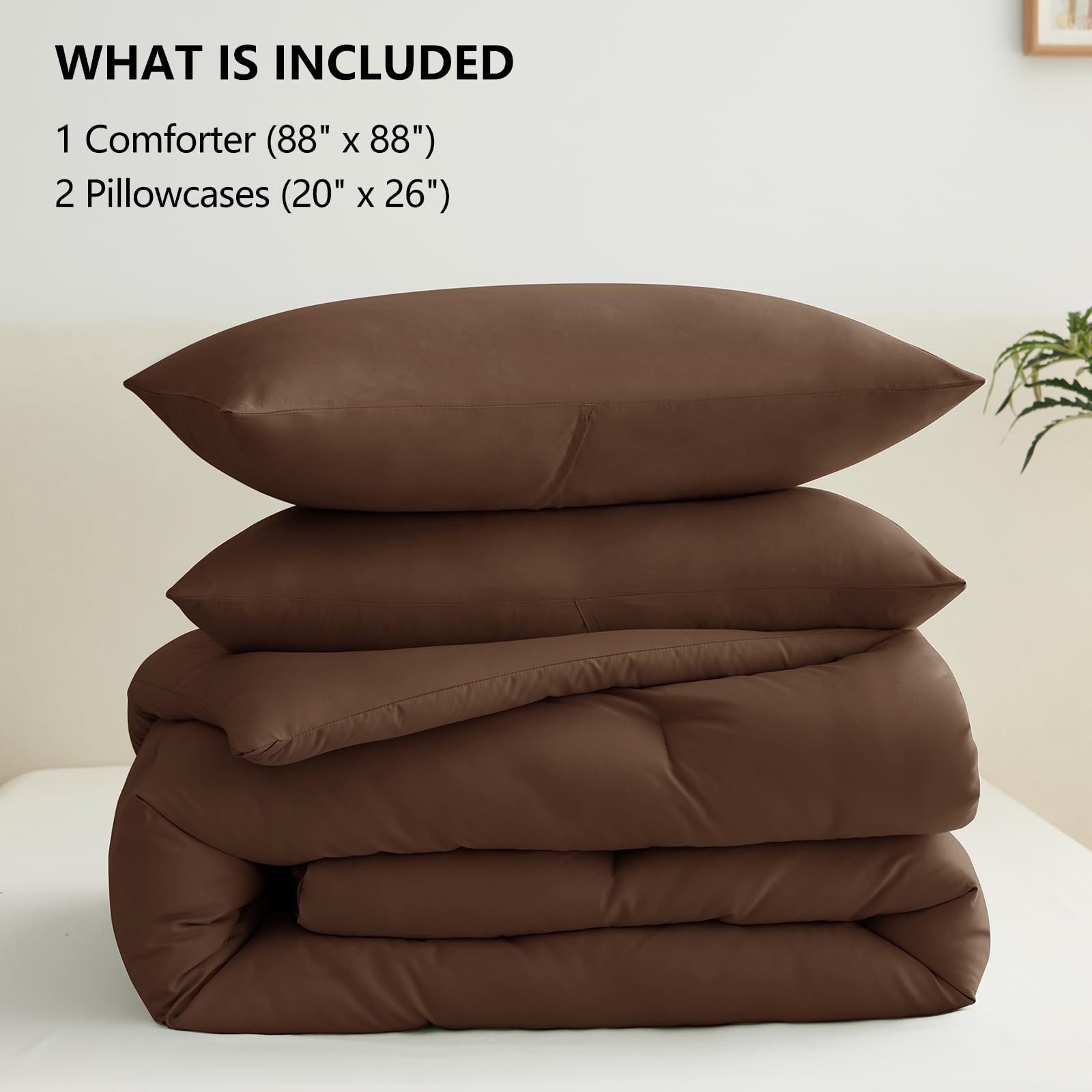 CozyLux vacuum-sealed packaging with quick fluff before use
