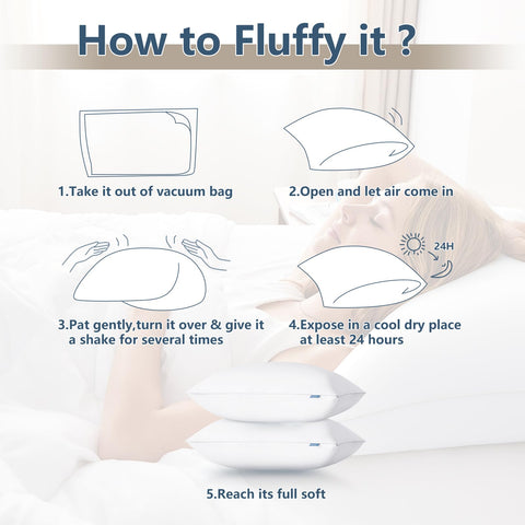 CozyLux vacuum-sealed-pack image captures packaging that expands to full loft.