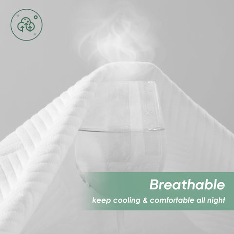 Cozymaker machine-washable mattress protector easy to clean