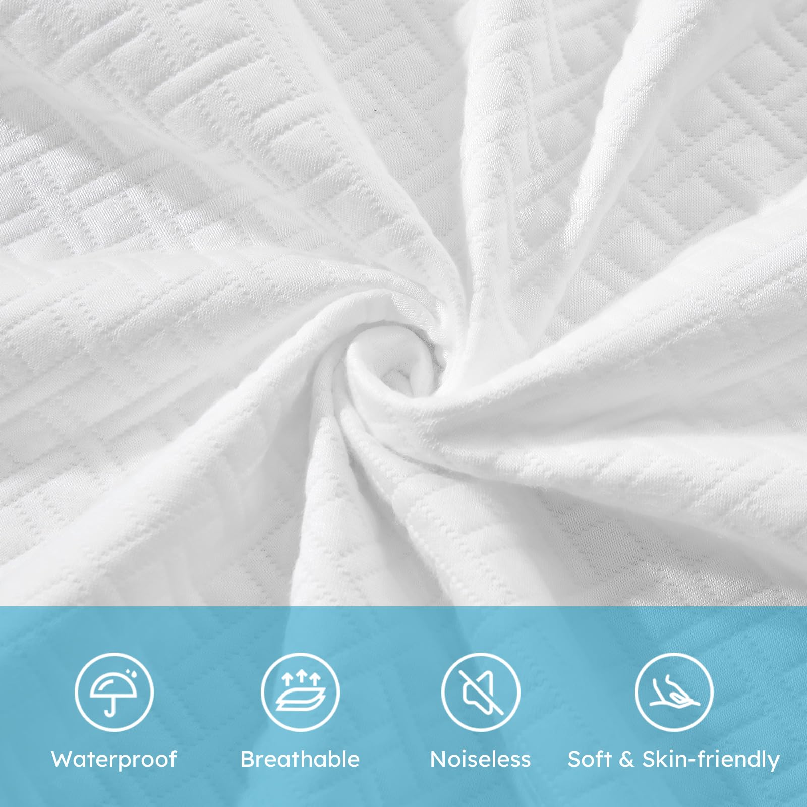 Cozymaker protector with deep-pocket fit for 8-21 inch mattresses