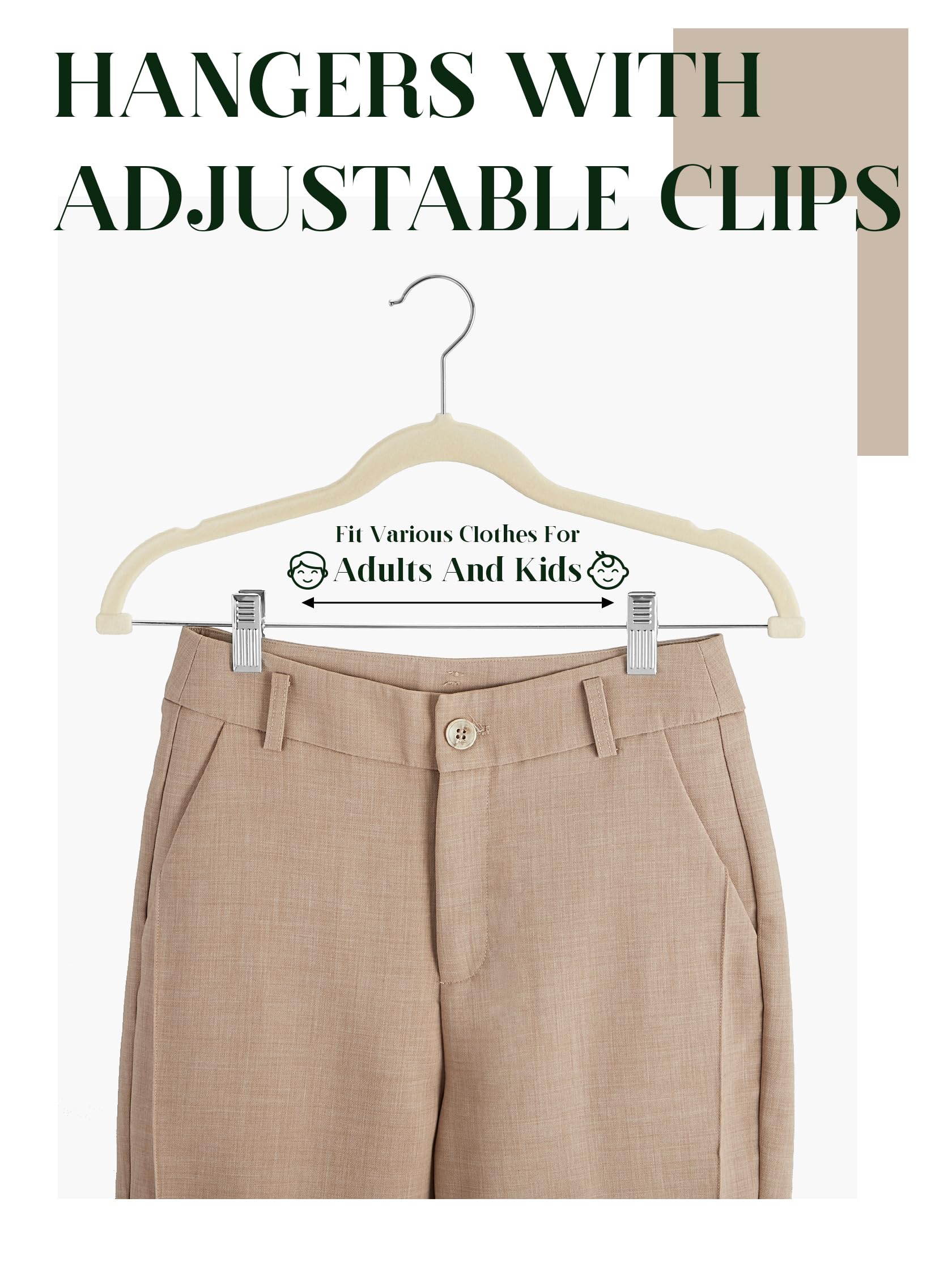 Cozymood durable ABS and stainless steel clips support heavy items.