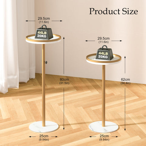 Cozynest versatile side table supports drinks, plants, or remotes