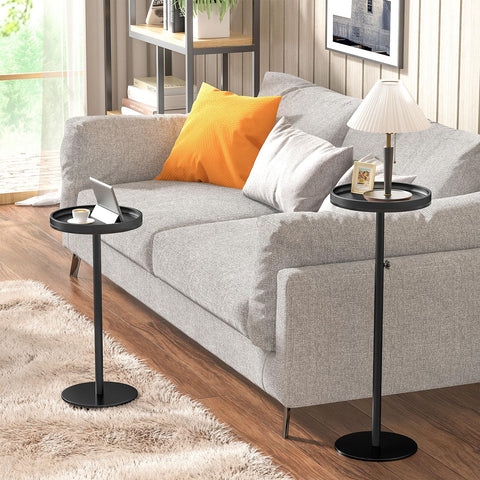 Cozynest Home weighted martini pedestal provides a stable surface for drinks and decor