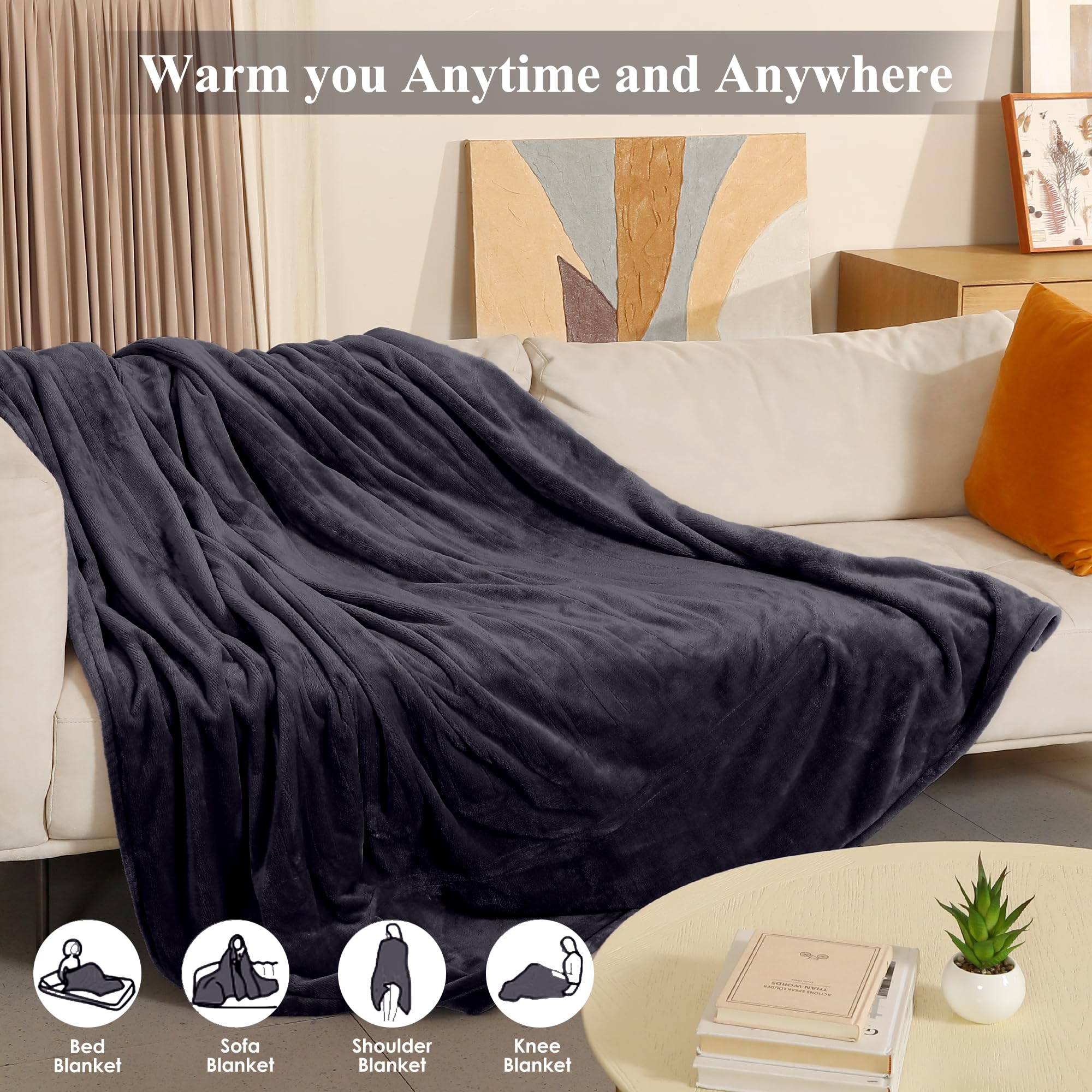 COZYTY blanket provides even heat across the surface for uniform warmth